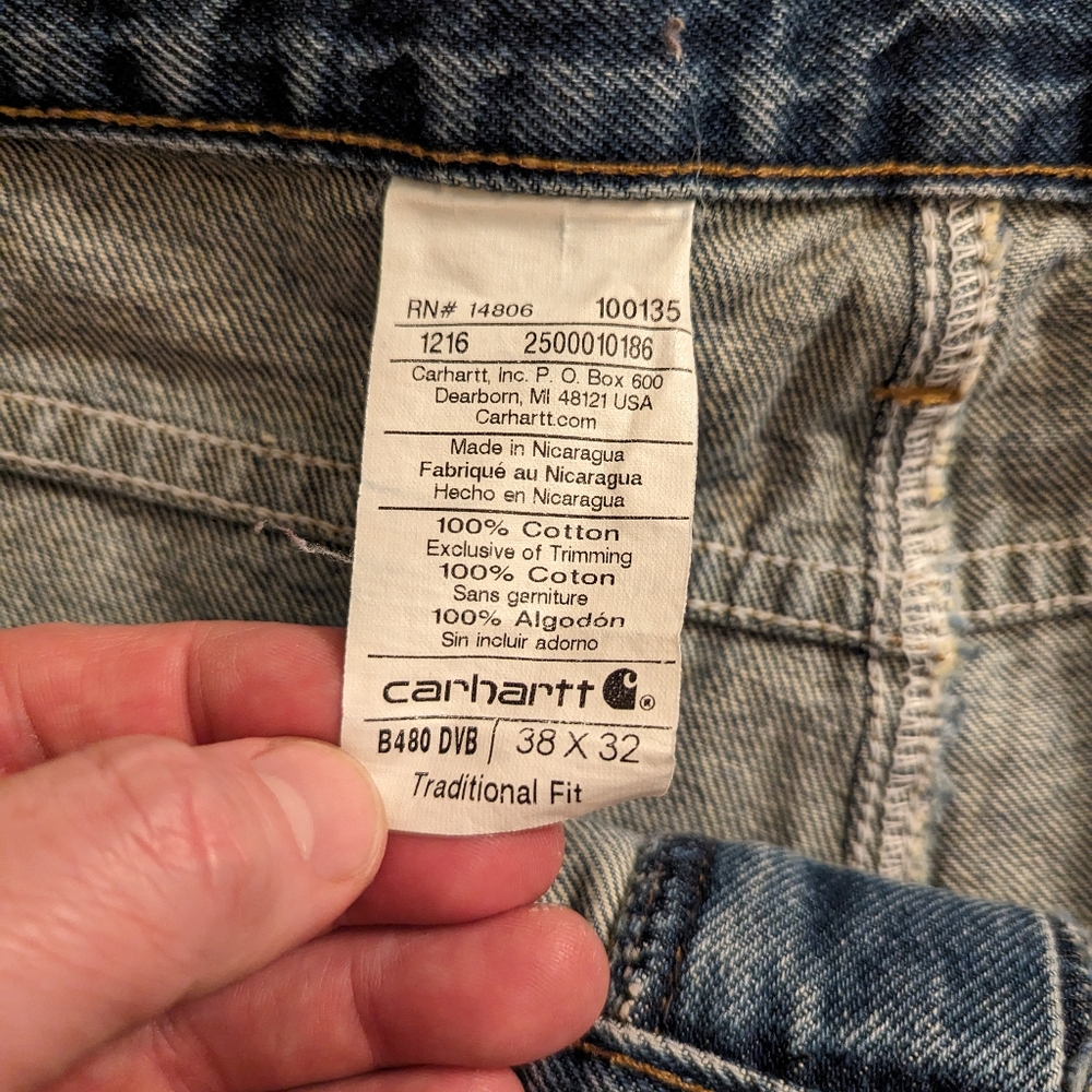 Carhartt work wear jeans 38 - Picture 4 of 5